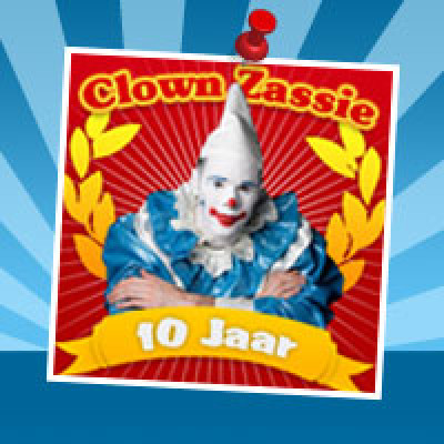 10 jaar Clown Zassie!