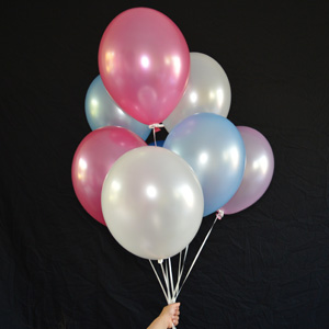 Helium balloons