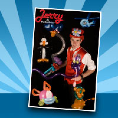 Jerry de Ballonheer bij Rosada Factory Outlet