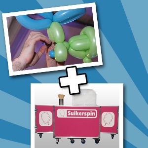 Ballonartiest & Suikerspinmachine