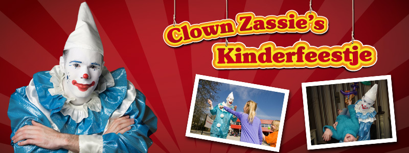 Clown Zassie's Kinderfeest - 2 uur